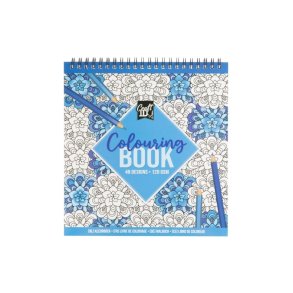Malebog Mandala 21x20cm 24 sider Bl�